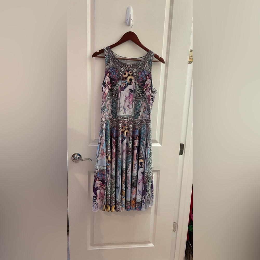 FOUR SEASONS PRINCESS MIDI DRESS Size L EUC